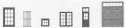 Window & Door Assortment pkg(200), HO, Tichy Train Group 8091