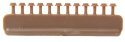 Nut, Bolt & Washer Detail -- 4-1/2` Hex Bolt w/7` Washer, Styrene, Rust Color, pkg(96), HO, Tichy Train Group 8270