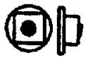 Nut-Bolt-Washer (Plastic) -- 2-1/2` Nut w/4-1/2` Flat Steel Washer pkg(175), HO, Grandt Line Products Inc 5098