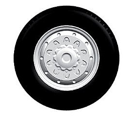 Truck Accessories - All-Terrain -- Front Axle - Type 1 pkg(8), HO, Herpa Models 52931