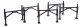 Trailer Stands pkg(5) -- With Sand Shoes, HO, Herpa Models 5388