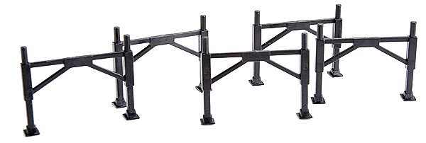 Trailer Stands pkg(5) -- With Sand Shoes, HO, Herpa Models 5388