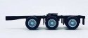 Truck Accessories -- Tri-Axle Australian Style Converter Dolly, HO, Herpa Models 5399