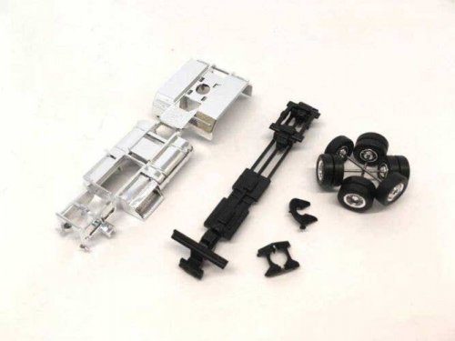 Kenworth-Peterbilt-GMC Chassis - Kit -- Chrome, HO, Herpa Models 5486
