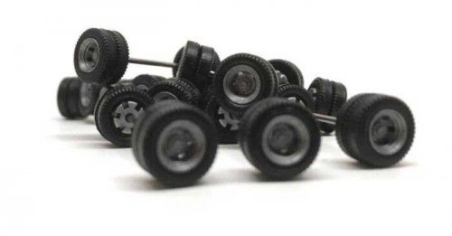 Goldhofer Trailer Wheelsets -- pkg(12), HO, Herpa Models 5493