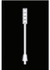 Light Pole -- Style 1 (white) pkg(8), 1/100, JTT Miniature Tree 97302