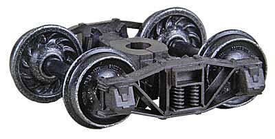 Arch Bar Self-Centering HGC Trucks -- Code 88 (.088`) 33` Ribbed-Back RP-25 Wheels 1 Pair, HO, Kadee Quality Products 1561