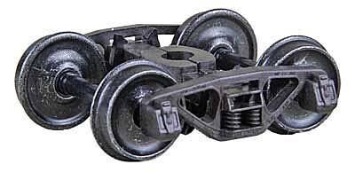 A.S.F.(R) Ride Control(R) 50-Ton Self-Centering HGC Trucks -- Code 88 (.088`) 33` Smooth-B, HO, Kadee Quality Products 1562