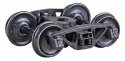 A.S.F.(R) Ride Control(R) 50-Ton Self-Centering HGC Trucks -- Code 88 (.088`) 33` Smooth-B, HO, Kadee Quality Products 1562