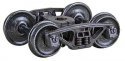 Bettendorf 50-Ton Self-Centering HGC Trucks -- Code 88 (.088`) 33` Smooth-Back RP-25 Wheel, HO, Kadee Quality Products 1564