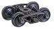 Bettendorf AAR Self-Centering HGC Leaf-Spring Caboose Trucks -- Code 88 (.088`) 33` Smooth, HO, Kadee Quality Products 1580