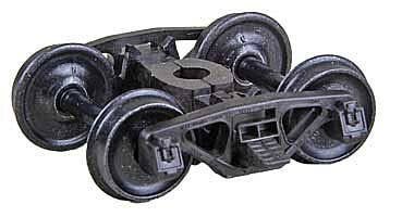 Bettendorf AAR Self-Centering HGC Leaf-Spring Caboose Trucks -- Code 88 (.088`) 33` Smooth, HO, Kadee Quality Products 1580