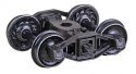 Bettendorf T-Section Self-Centering HGC Leaf-Spring Caboose Trucks -- Code 88 (.088`) 33` , HO, Kadee Quality Products 1581