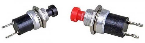 Single Pole Single Throw Push Button Control Panel Switches - Quickie -- 2 Each Bla, All Scales, Kadee Quality Products 163