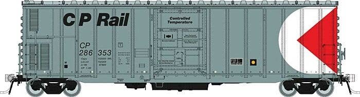 NSC 3294 Mechanical Reefer with Sound - Ready to Run -- Canadian Pacific 286353 (gray, black, red, Multimark Logo), HO, Rapido T