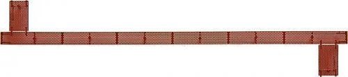 40′ Morton-Style Running Boards -- Boxcar Red 1 Pair, HO, Kadee Quality Products 2006