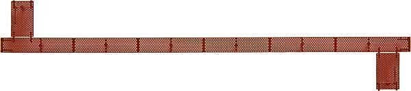 40′ Morton-Style Running Boards -- Galvanized 1 Pair, HO, Kadee Quality Products 2008