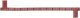 50′ Apex Running Board -- Oxide Red, HO, Kadee Quality Products 2010
