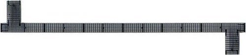 50′ Apex Running Board -- Black, HO, Kadee Quality Products 2012