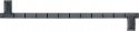 50′ Apex Running Board -- Black, HO, Kadee Quality Products 2012