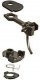 36 Plastic-Shank Coupler - Kit - Magne-Matic(R) -- Long 25/64′ Centerset w/233 Draft Gear Bo, HO, Kadee Quality Products 36