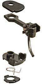 36 Plastic-Shank Coupler - Kit - Magne-Matic(R) -- Long 25/64′ Centerset w/233 Draft Gear Bo, HO, Kadee Quality Products 36