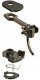 39 Plastic-Shank Coupler - Kit - Magne-Matic(R) -- Long 25/64′ Overset w/233 Draft Gear Boxe, HO, Kadee Quality Products 39