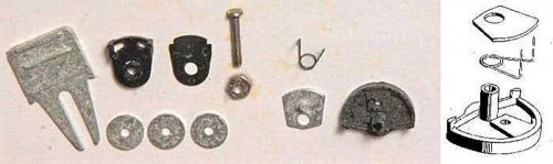 Swing Bracket Adaptor - Kit -- 1 Pair, HO, Kadee Quality Products 454