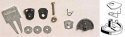 Swing Bracket Adaptor - Kit -- 1 Pair, HO, Kadee Quality Products 454