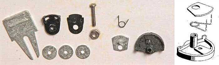 Swing Bracket Adaptor - Kit -- 1 Pair, HO, Kadee Quality Products 454