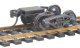 Bettendorf 50-Ton Fully Sprung Metal Trucks w/Whisker(R) Couplers - Kit -- Code 110 (.110′), HO, Kadee Quality Products 502