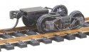 Arch Bar Fully Sprung Metal Trucks w/Whisker(R) Couplers - Kit -- Code 110 (.110`) 33` Ribb, HO, Kadee Quality Products 503