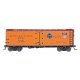 Premium Line R-40-10 Refrigerator Car - Ready to Run -- Pacific Fruit Express (orange, Boxcar Red, 2 Logos), HO, Intermountain R