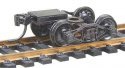 Bettendorf T-Section Fully Sprung Metal Trucks w/Whisker(R) Couplers - Kit -- Code 110 (.11, HO, Kadee Quality Products 512