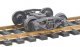 Bettendorf 50-Ton Fully Sprung Self-Centering Metal Trucks -- Code 110 (.110`) 33` Smooth-B, HO, Kadee Quality Products 550
