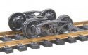 Pennsylvania 2D-F8 50-Ton Fully Sprung Self-Centering Metal Trucks -- Code 110 (.110`) 33` , HO, Kadee Quality Products 557