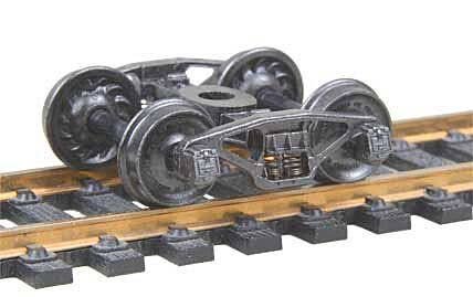 Pennsylvania 2D-F8 50-Ton Fully Sprung Self-Centering Metal Trucks -- Code 110 (.110`) 33` , HO, Kadee Quality Products 557