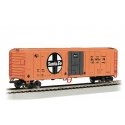 50′ Steel Mechanical Reefer - Ready to Run - Silver Series(R) -- Santa Fe 56252 (orange, black), HO, Bachmann Industries 17907