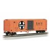 50′ Steel Mechanical Reefer - Ready to Run - Silver Series(R) -- Santa Fe 56252 (orange, black), HO, Bachmann Industries 17907
