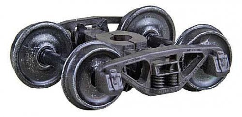A.S.F.(R) Ride Control(R) 50-Ton Self-Centering HGC Trucks -- Code 110 (.110`) 33` Smooth-B, HO, Kadee Quality Products 562