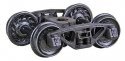 A.S.F.(R) Ride Control(R) 50-Ton Self-Centering HGC Trucks -- Code 110 (.110`) 33` Ribbed-B, HO, Kadee Quality Products 563