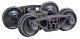 Bettendorf 50-Ton Self-Centering HGC Trucks -- Code 110 (.110`) 33` Smooth-Back RP-25 Wheel, HO, Kadee Quality Products 564