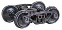 Bettendorf 50-Ton Self-Centering HGC Trucks -- Code 110 (.110`) 33` Smooth-Back RP-25 Wheel, HO, Kadee Quality Products 564