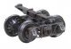 3`7` Wheelbase Sprung Metal Trucks -- 26` Ribbed-Back Wheels 1 Pair, HOn3, Kadee Quality Products 716