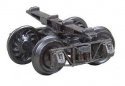 3`7` Wheelbase Sprung Metal Trucks -- 26` Ribbed-Back Wheels 1 Pair, HOn3, Kadee Quality Products 716