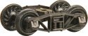4` 6` Arch Bar HGC 2-Piece Trucks -- 1 Pair, HOn3, Kadee Quality Products 721