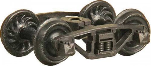 Vulcan HGC 2-Piece Trucks -- 1 Pair, HOn3, Kadee Quality Products 726