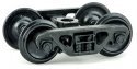 Barber(R) S-2 Roller Bearing Sprung Metal Trucks, 70 Ton -- 33 Smooth Back All Metal Non-Mag, G, Kadee Quality Products 973