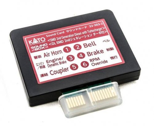 Soundbox Sound Card -- EMD 2nd Generation Diesel w/Turbocharger, All Scales, Kato USA Inc 222032