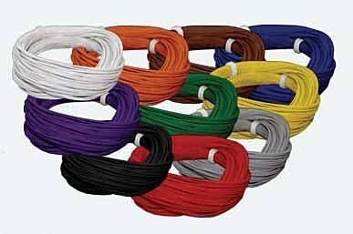 Super Thin Wire -- .5mm, 36AWG, 10m Roll, Purple, All Scales, LokSound By ESU 51941